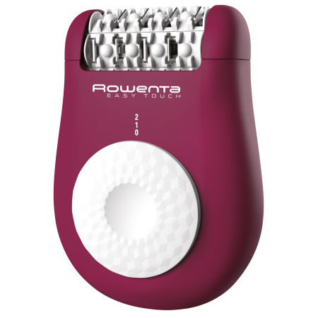 Epilator Clasic - Epilator ROWENTA Easy Touch EP1120F1, 24 pensete, compact, ușor de utilizat, sistem de masaj, 3 accesorii, roz inchis