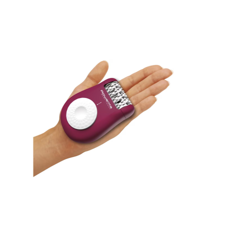 Epilator ROWENTA Easy Touch EP1120F1, 24 pensete, compact, ușor de utilizat, sistem de masaj, 3 accesorii, roz inchis [4]