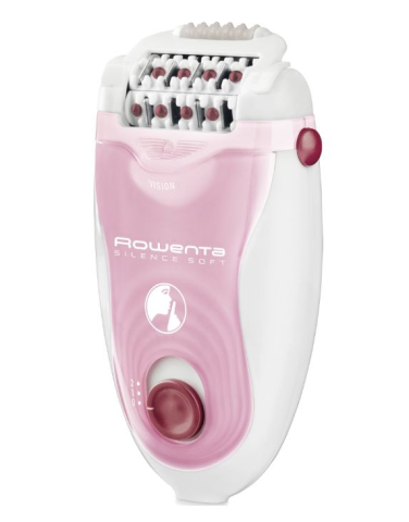 Epilator Rowenta EP5640, 24 Pensete, 2 Viteze, accesoriu exfoliere, Roz/Alb [1]