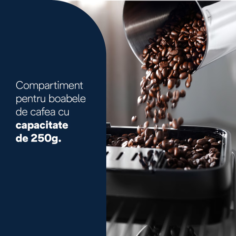 Espressor automat De’Longhi Magnifica Evo Milk ECAM290.61.B, 5 bauturi, Tehnologie LatteCrema, Carafa pentru lapte, 1450W, 15 bar, Negru [3]