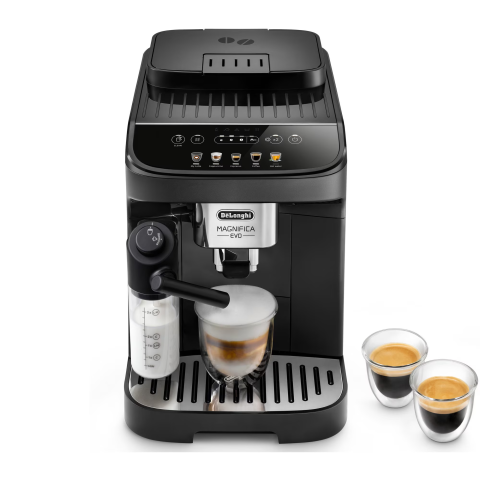 ESPRESSOARE SI CAFETIERE - RESIGILATE - Espressor automat De’Longhi Magnifica Evo Milk ECAM290.61.B, 5 bauturi, Tehnologie LatteCrema, Carafa pentru lapte, 1450W, 15 bar, Negru