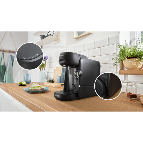 Espressor Bosch Tassimo Finesse TAS162E, 1400w, 3.3 bar, 0.7l , IntensityBoost, Autocuratare si decalcifiere, Capsule, Negru [2]
