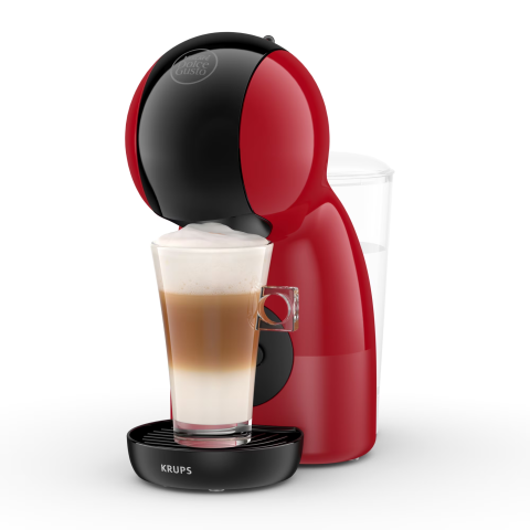 ESPRESSOARE SI CAFETIERE - RESIGILATE - Espressor KRUPS cu capsule NESCAFÉ® Dolce Gusto® Piccolo XS KP1A3510, 1600 W, 15 bari presiune, capacitate rezervor 0.8 L, functie Eco, negru & rosu