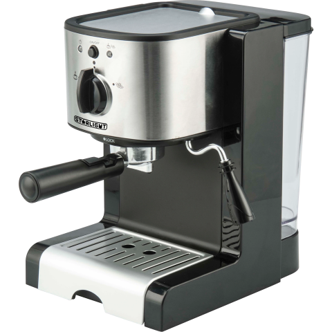 ESPRESSOARE SI CAFETIERE - RESIGILATE - Espressor manual Star-Light EMD-1515, 1350 W, 15 Bar, dispozitiv spumare, 1.5 l, negru/ inox
