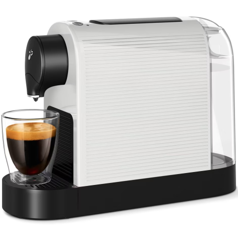 ESPRESSOARE SI CAFETIERE - RESIGILATE - Espressor Tchibo Cafissimo Pure Plus 644882, 800 ml, 15 bari, 1250W, capsule, Alb