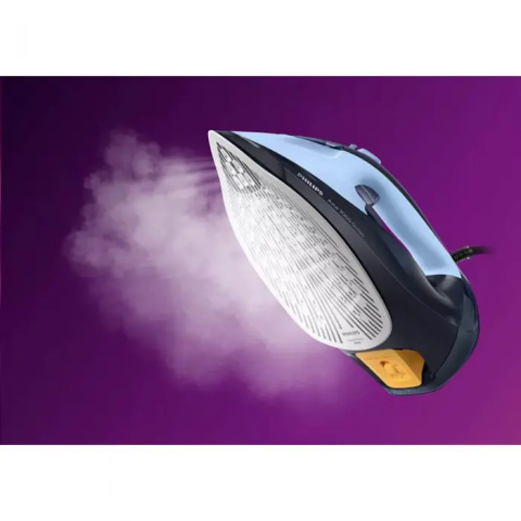 Fier de calcat Philips Azur DST7041/20, 2800W, debit de abur continuu de 50g/min si jet de abur de 250 g, talpa SteamGlide Elite, rezervor de 300ml si sistem de curatare automata cu rezervor integrat [4]