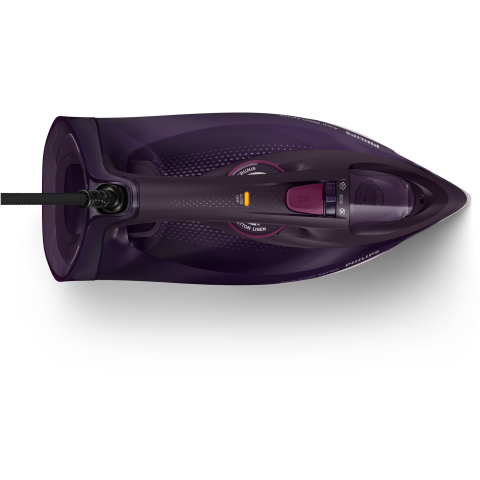 Fier de calcat Philips Azur DST7061/30, 3000W, debit de abur de 55g/min si jet de abur de 250 g, talpa SteamGlide Elite, rezervor de 300ml si sistem de curatare automata cu rezervor integrat pentru ca [1]