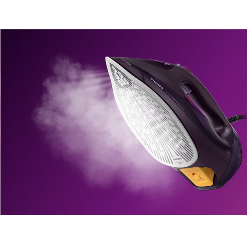 Fier de calcat Philips Azur DST7061/30, 3000W, debit de abur de 55g/min si jet de abur de 250 g, talpa SteamGlide Elite, rezervor de 300ml si sistem de curatare automata cu rezervor integrat pentru ca [2]