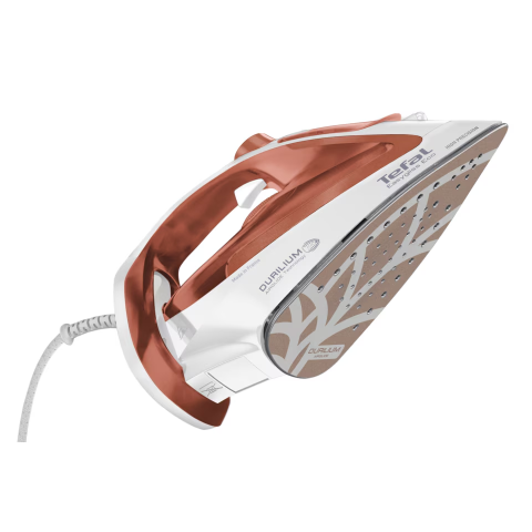 Fier de calcat Tefal EasyGliss Eco FV5782E0, 2800 W, abur variabil 50 g/min, talpa Durilium Airglide, mod Eco, alb & portocaliu [3]