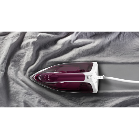 Fier de calcat Tefal Express Steam FV2835E0, 2400W, Jet de abur 160 g/min, abur variabil 0-35 g/min, 270 ml, violet [2]