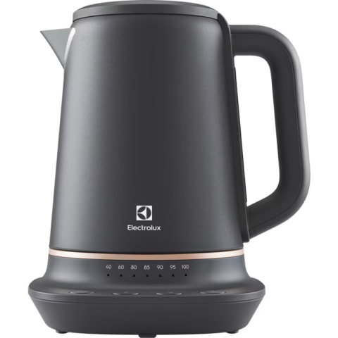 Fierbator Electrolux E7K1-6BP, 2400W, temperaturi predefinite 40-100 ° C, Metal Perlat Negru [1]