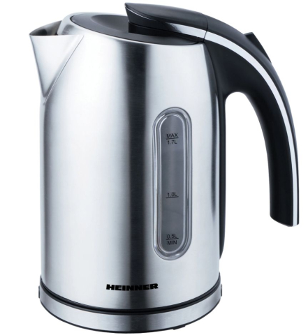 Selecție unică - Fierbator Heinner Imenium PF-70, 2200 W, 1.7 l, auto oprire, baza rotativa 360, inox