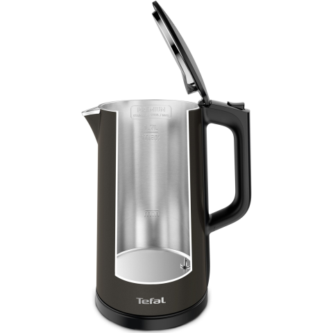 Fierbator Tefal Digital KI831E10, 5 trepte de temperatura, functie Pastrare la cald, filtru anticalcar detasabil, negru [5]