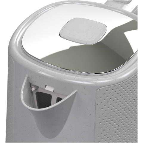 Fierbator Tesla KT400GX, 1.7L, 2200W, oprire automata, indicator LED, baza rotativa 360°, alb/gri [2]