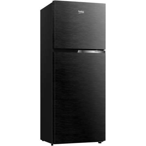 Frigider cu doua usi Beko RDNT401I40SWBN, 375 l, NeoFrost Dual Cooling, HarvestFresh, NutriFreeze, Display touch control, No Frost Freezer, Clasa E, H 172 cm, Negru [1]