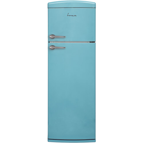 APARATE FRIGORIFICE - Frigider cu doua usi Fram FDD-VRR311BLE++, 311 l, Control mecanic cu termostat ajustabil, Iluminare LED, Clasa E, H 179.4 cm, Albastru