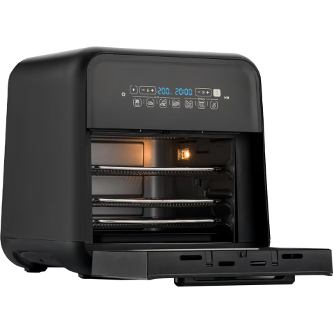Friteuza cu aer cald Breville Airfryer VDF127X-DIM, 2000W, capacitate 10.6 l, 7 programe, display digital, rotisor, negru [2]