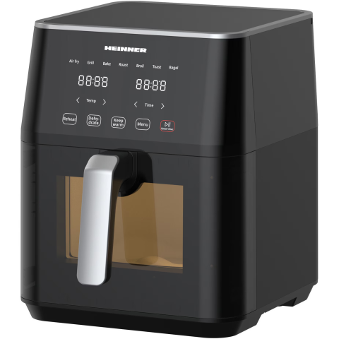 Friteuza cu aer cald Heinner cyclonefry cook HAF-M7BK1800 , 1500-1800w, capacitate 7l, display digital cu control touch, termostat reglabil 40-200 grade, Negru [1]