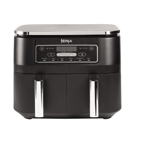 Friteuza cu aer cald Ninja AF300, 2400W, 7.6l, 6 functii de gatit, functie Max Crisp si Sync&Match, 2 sertare cu invelis ceramic pentru 2 preparate simultan, temperatura reglabila 40°C to 240°C, picio [2]