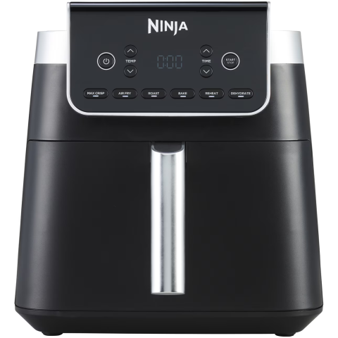 ELECTROCASNICE - RESIGILATE - Friteuza cu aer cald Ninja Max Pro AF180EU, capacitate mancare 1.2 kg, 2000 W, interval temperatura 40 - 240 °C, oprire automata, temperatura ajustabila, 6 programe, negru