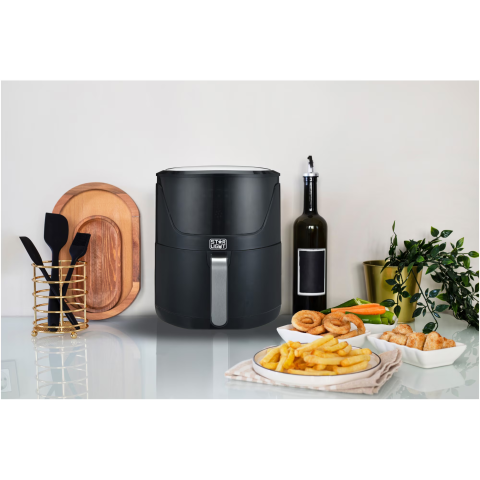 Friteuza cu aer cald Star-Light DAFV-1400B4B, 1400 W, 4.5 l, 10 Programe presetate, temperatura ajustabila, vas detasabil, gratar antiaderent detasabil, Negru [3]