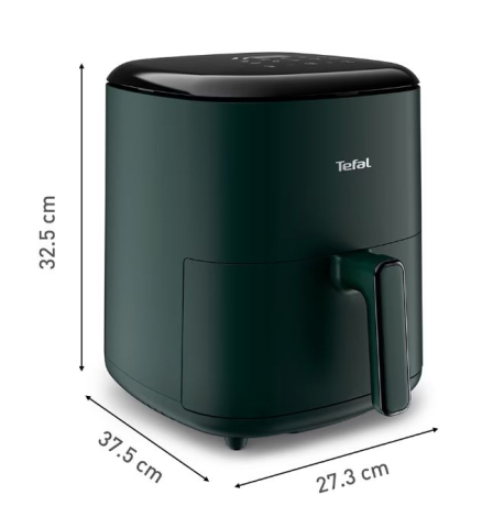 Friteuza cu aer cald Tefal Easy Fry Max EY245310, 1500 W, capacitate 5L, 10 programe automate, ecran tactil, vas detasabil antiaderent, oprire automata, temperatura ajusatbila, carte de retete inclusa [3]