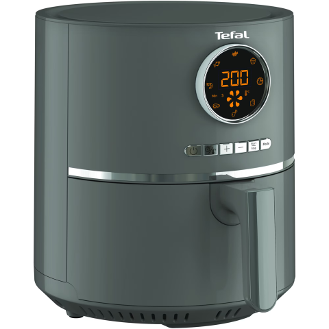ELECTROCASNICE - RESIGILATE - Friteuza cu aer cald Tefal Ultra Fry Digital EY111B15, 1630 W, 8 programe, capacitate 4.2L, temperatura ajustabila, timer 60 minute, Gri