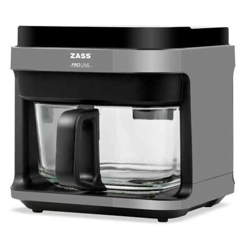 Friteuza cu aer cald ZASS ZAF 09, Capacitate de 5, 5l, Cos de sticla securizata detasabil, Control digital, Gri Antracit [1]
