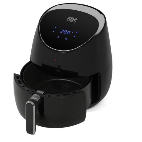 Friteuza digitala fara ulei XL Star-Light Airfryer DAFB-5020BL, 2000W, 5.0 L, Control Digital, 8 Programe Presetate, Negru [2]