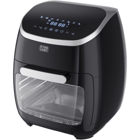 Friteuza digitala fara ulei XXL Star-Light Airfryer DAFB-1120BL, 2000W, 11l, Control Digital, 8 Programe presetate, Rotisor, Timer, Negru [1]