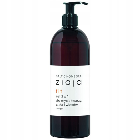 INGRIJIRE PAR SI CORP - Gel de dus 3 in 1 Ziaja Baltic Home Spa Fit, pentru fata, corp si par, 500ml