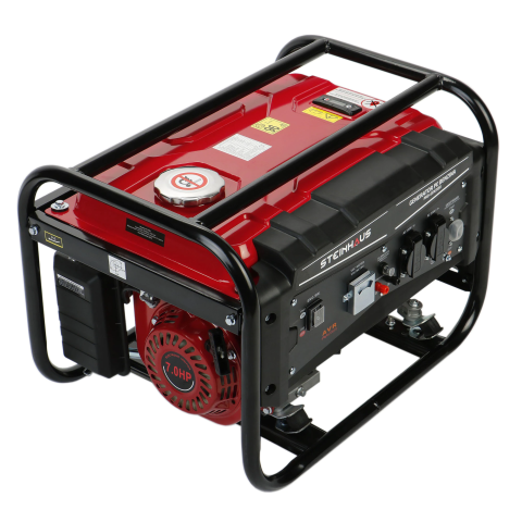 COMPRESOARE SI GENERATOARE - Generator curent electric Steinhaus PRO-GEN3150, 3150 W cu stabilizator de tensiune, benzina, autonomie 9.8 h (RESIGILAT)