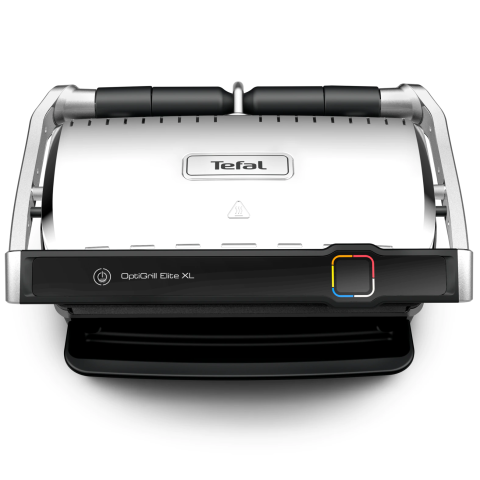 Gratar electric Tefal OptiGrill Elite XL GC760D30, 2200W, 16 programe de gatit, senzor de gatire, indicator pentru nivelul de gatire, placi 40x20cm detasabile, termostat reglabil, negru/inox [2]