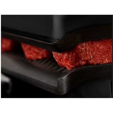 Gratar electric Tefal OptiGrill+ XL GC727810, 2000W, 9 programe de gatire automate, indicator gatire, placi detasabile cu invelis antiaderent, negru [2]