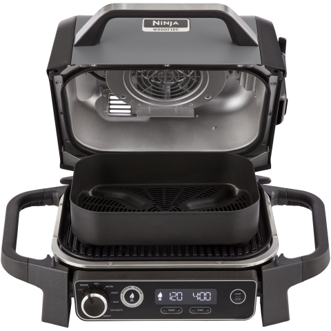 Gratar si afumator electric Ninja Woodfire OG701EU, 2400w, 7 functii de gatit, gri [1]