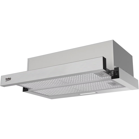Hota incorporabila telescopica Beko HNT63322XH, 320 mc/h, Filtru metalic, 60 cm, Inox [1]