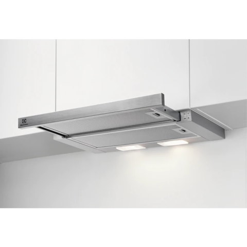 HOTE SI PLITE ELECTRICE - Hota telescopica incorporabila Electrolux LFP326S, Putere de absorbtie 410 mc/h, 1 motor, 60 cm, Inox