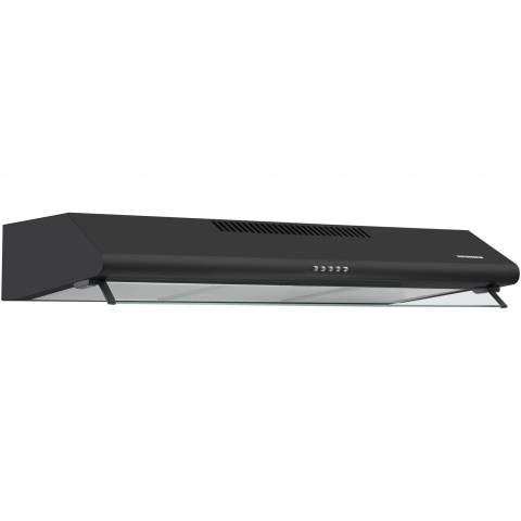 HOTE SI PLITE ELECTRICE - Hota traditionala Heinner HCH-490-BK, Putere de absorbtie 304.5 m3/h, Lumina LED, 3 trepte de viteza, 90 cm, Negru