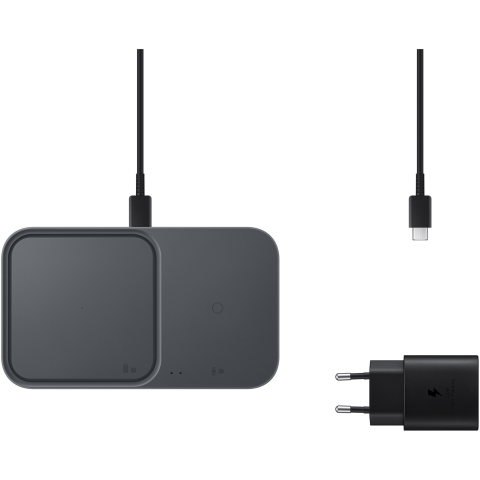 TELEFOANE SI SMARTWATCH-URI - RESIGILATE - Incarcator wireless Samsung EP-P5400TBEGEU, Charger Duo, Black