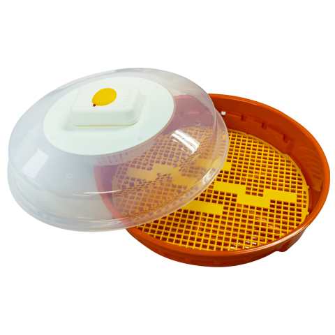 ELECTROCASNICE - RESIGILATE - Incubator electric oua (clocitoare) cu intoarcere manuala PUISOR NOU IO-102, putere 100 W, intoarcere manuala, temperatura reglata din fabrica, capacitate 70 oua gaina si 120 oua prepelita
