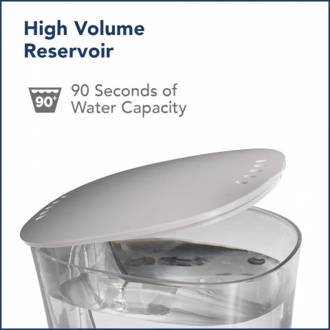 Irigator bucal Waterpik Profesional Aquarius WP-660, 7 capete curatare, 10 trepte presiune, Rezervor 650ml, Alb [3]