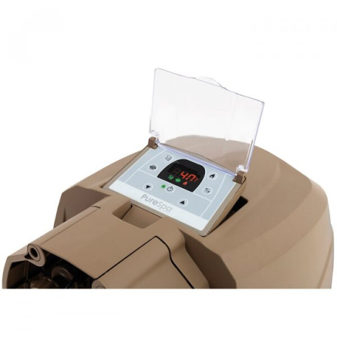 Jacuzzi gonflabil PureSpa Deluxe Bubble Intex 28426EX, 196x196xH71cm, Sahara, PVC, 4 locuri [1]