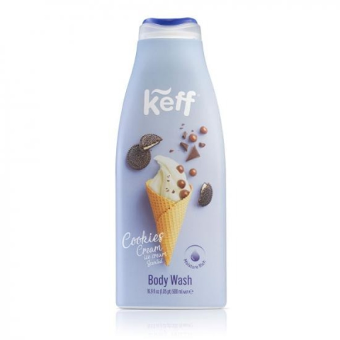 Ingrijire Par - Keff Gel Dus Cookies Cream 500ml