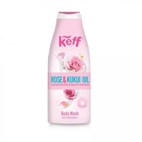 Ingrijire Par - Keff Gel Dus Rose-kukui Oil 500ml