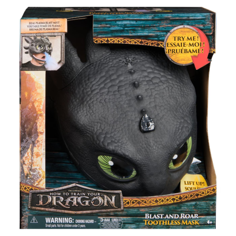 JUCARII - Masca How to train your dragon, cu sunete si abur, Toothles
