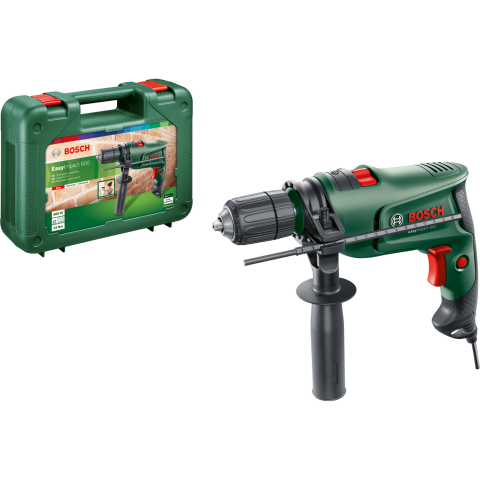 MASINI DE GAURIT SI INSURUBAT - Masina de gaurit si insurubat (bormasina) Bosch EasyImpact 600, 600 W, 3000 RPM, 45.000 percutii/min, 15 Nm (RESIGILAT)