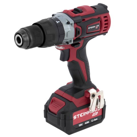 MASINI DE GAURIT SI INSURUBAT - Masina de gaurit si insurubat cu percutie (bormasina) cu acumulator Steinhaus ONE 18V, PRO-ONE-CDH2, 45Nm, 16 trepte torsiune, 2 trepte turatie 450/1600 RPM, mandrina metalica rapida 13mm, cu acumulat
