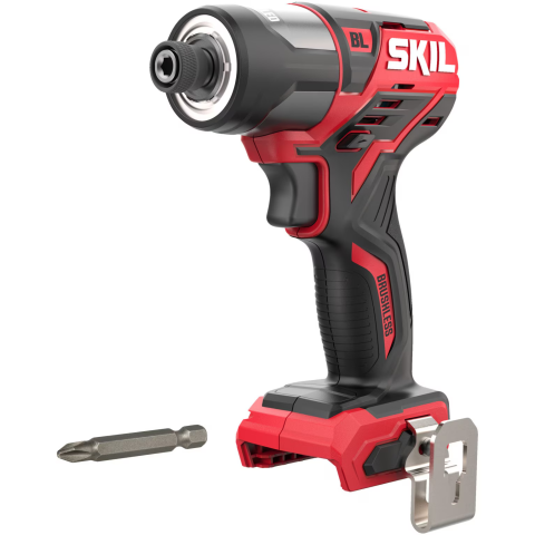 MASINI DE GAURIT SI INSURUBAT - Masina de insurubat (bormasina) pe acumulator cu impact Skil Red SD1E2230CA, 12 V, motor Brushless, compacta, 2600 rpm, 140 Nm, cu LED inel 360 cu acumulator si incarcator (RESIGILAT)