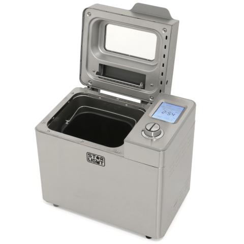 Masina de paine Star-Light MPD-550SS, 12 programe, 550W, Display, Control Digital, Compartiment seminte, Inox [1]