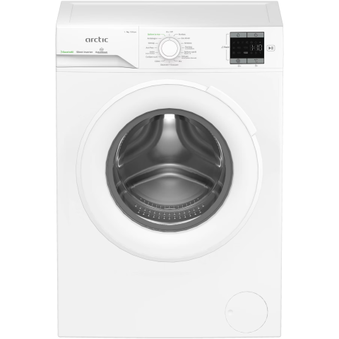 MASINI DE SPALAT SI USCATOARE RUFE - Masina de spalat rufe Arctic APLM1WFSU17210W, 7 Kg, 1200 RPM, Clasa energetica A, Motor Silent Inverter, ExtraSteam, IronExpress, Recycled Tub, Fast/Intensive, Steam, WaterMode (Water Saving - Extra R
